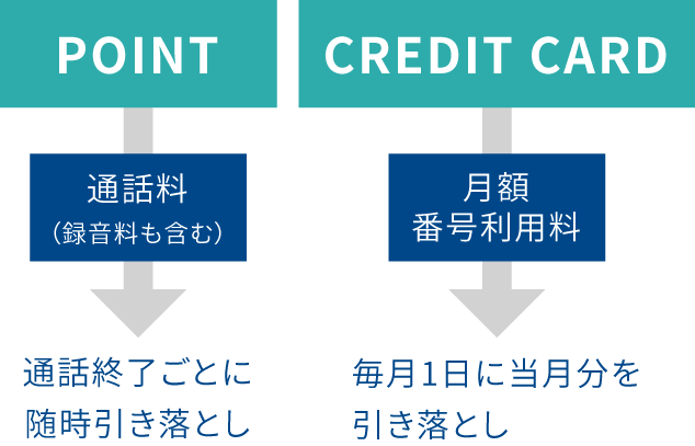 ポイント引き落とし