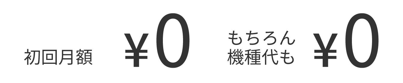 初期導入コストが安いから、すぐに始められます